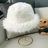 Novo chapéu mongol colorido com pele sintética de vison, chapéu de copa reta para outono e inverno, quente e resistente ao frio, faz o rosto parecer menor, chapéu de pelúcia para proteger as orelhas