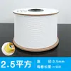 Tubo Flor de Ciruelo Número Blanco Máquina de Tubos Numerados Tubo Numerado Marcador de Línea de Diente Interno de PVC Tubo Numerado Tubo Dentado Tubo Marcador de Cable para Electricista