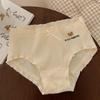 Oso de sal de leche ~ dulce japonés lindo para niña otoño e invierno algodón cómodo 2023 nueva ropa interior para mujer Algodón