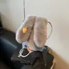 Bolso de felpa transfronterizo para mujer, nueva colección otoño 2026, diseño moderno y único, bolso cruzado popular, bolso para teléfono estilo coreano