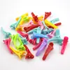 Pinza de Boca de Pez de Plástico para Niños Pinza de Pico de Pato Colorida para Bebé Accesorios para el Cabello Tocado Pasador Hecho a Mano DIY Pinza de Accesorios de Pegamento de Crema