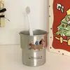 Taza de Lavado para Cachorro Dachshund Maillard de Alto Valor Estético, Elegante Taza de Café Portátil de Acero Inoxidable 304 Linda