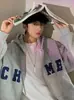 Chamarra con cierre de estilo americano de moda transfronteriza, sudadera con capucha de moda para hombre para primavera y otoño de 2026, nueva marca de moda, sudadera estilo Hong Kong de Instagram