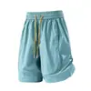 Shorts de Secagem Rápida para Homens no Atacado de Fábricas de Comércio Exterior, Roupa de Verão para Uso Externo, Calças Casuais de Seda Gelada com Proteção Solar, Shorts Esportivos para Homens