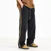 Pantalones Casuales para Hombre 2025 Nuevos para Exteriores Delgados de Secado Rápido Deportivos Rectos Transpirables Malla Sueltos de Pierna Ancha