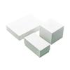 Caja de embalaje de cartón blanco, personalizada, rectangular, cuadrada, gruesa, de papel blanco, universal, con diseño personalizado e impresión de logotipos.