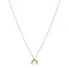 AliExpress Nova Venda Quente Colar de Aço Inoxidável Banhado a Ouro Colar com Pingente de Lua Corrente de Lã Feminina