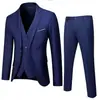 Terno Casual Masculino Transfronteiriço, Jaqueta de Noivo, Terno Masculino, Terno Masculino, Terno de Três Peças, Terno Plus Size para Comércio Exterior