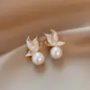 Pendientes de Descuento Venta de Liquidación Pendientes de Perla para Mujer Elegantes Simples Versátiles Mercado Mayorista