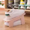 Zapatero Sencillo Desmontable y Combinable de Doble Capa con Forma de T para Uso Doméstico, Solución Creativa de Almacenamiento para Zapatos, Zapatero para Dormitorio