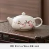 Liquidação Oferta Especial Bule de Chá Doméstico Cerâmica Único Bule Ru Kiln Porcelana Branca Kung Fu Conjunto de Chá Bule Grande Vintage Tilder Pot