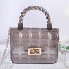 2026 Nueva Bolsa de Gelatina Transparente a Cuadros Mini de PVC Transfronteriza Bolsa Pequeña Simple Bolso de Hombro Cruzado Venta Directa de Fábrica