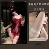Nuevo Lencería Sexy de Manyu Uniforme de Navidad Sexy Chica Conejito Atada con Almohadillas para el Pecho Puro Deseo Traje de Año Nuevo 9566
