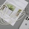 Cadena de perlas DIY cadena para carcasa de teléfono móvil cadena para bolso cruzado bolso con correa de hombro cruzada cadena colgante para mujer joyería accesorios decorativos
