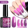 Esmalte de Uñas Fototerapia Popular Transfronterizo Color Caramelo Fluorescente Dopamina 12 Colores Deslumbrante Cambio de Temperatura Color Esmalte de Uñas Set de Pegamento