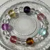 Pulsera Joyería de Mano Pulsera de Mariposa Morada Pulsera de Cristal de Imitación Pulsera para Mujer Joyería de Moda Pulsera de Cristal Pulsera de Amatista