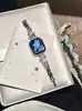 Correa de Metal de Cobre con Diamantes Completos en Forma de Lazo Tridimensional Adecuada para Apple Watch iWatch Décima Segunda Generación 11/10