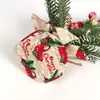 Arranjo de Flores de Natal Enfeites Tronco de Madeira Árvore de Natal Pequena Enfeites de Mesa Prontos Presentes de Feriado Decorações de Natal