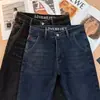 Jeans de Pierna Recta para Primavera y Otoño para Hombre 2026 Nuevo Estilo Tendencia de Otoño Versátiles Ajustados Casuales Pantalones Largos para Hombre