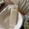 Meias Songmu designer combinação de marrom e cinza estilo coreano ins com laço floral de algodão altura média panturrilha meias femininas doces