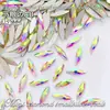 Rhinestones Marquise de Fundo Plano 2,5*8mm Mais Vendidos para Nail Art, Série Deslumbrante de Decorações para Nail Art e Acessórios de Unha Vestíveis Atacado