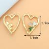 Acessórios para brincos de guirlanda de borboletas feitos à mão DIY de barraca k ouro pequenas estrelas frescas lua bolsa de material para brincos