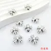 Acessórios de Joias Banhados a Ouro com Retenção de Cor Forte DIY Estilo Vintage Chrome Hearts Cruz Punk Contas Espaçadoras com Furo Reto Contas Soltas