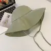 Chapéu Balde Verde de Aba Larga Secagem Rápida Proteção Solar Feminino 2026 Chegada Nova de Verão Viagem Caminhada Chapéu de Sol de Aba Larga