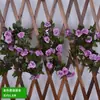 Decoraciones de flores artificiales, alto valor estético, varias especificaciones, rosa y plantas colgantes para decoración de interior, balcón, celebración y festividades