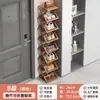 Sapateira sem Montagem para Entrada de Casa Interna Multicamadas Simples Pequena Economizadora de Espaço Armário de Sapatos Armazenamento de Dormitório Dobrável