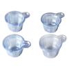 Taza dispensadora para dejar caer goma de cristal DIY Taza mezcladora Taza de plástico mezclado desechable Taza de color para dejar caer goma Taza de plástico para orina