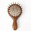 Peine Masajeador de Cuero Cabelludo de Sándalo para Hombres y Mujeres, Peine con Almohadilla de Aire para Cabello Suave, Peine Alisador, Masajeador Universal de Meridianos, Portátil para Uso en Casa