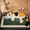 Felpudo de entrada, alfombrilla de pie para interior de fácil cuidado, bucle, resistente a las manchas, no lavable, antideslizante, alfombra para recibidor para uso doméstico