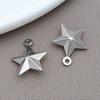 Acessórios para Joias DIY Aço Inoxidável Lua Crescente Estrela de Cinco Pontas Coração Anjo Pingente Colar Pulseira Brincos Material para Pingente