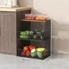 Estantería de cocina de pie multicapa, carrito móvil para almacenamiento de frutas y verduras, estantería para almacenamiento de snacks