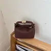 Bolsa de Mão Retrô Moda Estilo Coreano 2026 Verão Nova Bolsa Simples de Mão Ombro Transversal Bolsa Casual Bolsa Quadrada Pequena