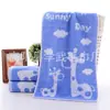 Toalha infantil de flores toalha infantil coelhinho toalha de rosto macia absorvente pano de limpeza barraca de supermercado feira noturna creche atacado