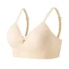 Sujetador Push-Up de Color Sólido para Mujeres con Pecho Pequeño, Soporte Suave, Broche Trasero Ajustable, Sin Aros, Cómodo, Amigable con la Piel, Realza y Levanta, Delgado
