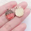 Acessórios de Joias DIY de Liga de Metal com Gotejamento de Óleo de Peru de Ação de Graças Transfronteiriça Pulseira Colar Pingente Chaveiro Brinco Charme