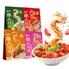 Mestre Yang Vendedor de Ramen Sacola Pimenta de Sichuan Carne Gordurosa Sabor Tomate Macarrão Instantâneo Não Frito Lanche da Madrugada Macarrão Instantâneo Pronto para Comer