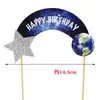 Bolo de Assar Resina Criativa Astronauta Espacial Enfeites Luxo Leve Sala Gabinete de TV Mesa Decorações Suaves Presente