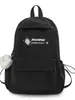 Mochila fresca em tons de rosa pêssego leitoso e branco, mochila estilo ins japonês para meninas, macia, para escola, festas, aulas e passeios, mochila pequena doce