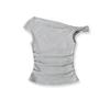 Ap25329-25 Novo Estilo de Verão Estilo Coreano Sexy Estilo Luxúria Pura Sexy Gola Ombro a Ombro Oblíqua Manga Curta Slim Camiseta
