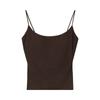 Camisola Leve para Primavera e Verão para Mulheres com Lindo Design nas Costas, Alta Elasticidade, Bojos Embutidos, Suporte Lateral nos Seios, Caimento Ajustado e Top de Base Valorizador