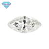 Anel de Folha de Olho de Cavalo de Pedra Nua de Diamante Huagang Gem Mosan Importado dos EUA Moissanite Pedra Nua d Cor 1 quilate