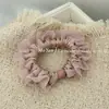 Elástico de cabelo de malha plissada estilo coreano para mulheres, simples e não danifica o cabelo, elástico para coques