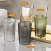 Vaso para Enjuague Bucal Doméstico de Alta Transparencia, Vaso Transparente de Plástico para Cepillo de Dientes, Vaso de Lavado de Alto Valor para Parejas, Vaso para Cepillo de Dientes para Niños y Estudiantes