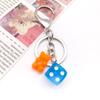 Mezcla 10 Resina Pato Hongo Dona Oso Colgante diy Aretes Bolsa Llavero Accesorios para Funda de Teléfono