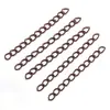 Acessórios para joias DIY corrente de cauda 5cm corrente extensora corrente de chaveiro corrente de pingente de pulseira V168