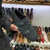 Sapatos Sociais Quadrados de Pelúcia Retro com Aumento Interno de Altura, Mocassins de Solado Grosso para Mulheres, Novos Sapatos de Couro Estilo Britânico para Outono e Inverno